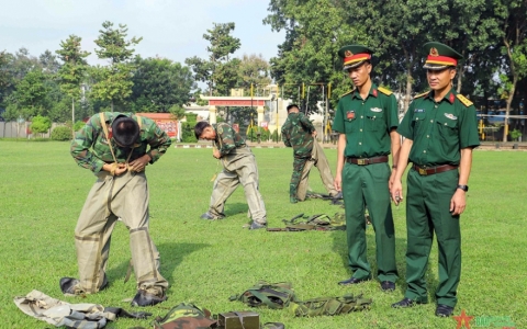Bộ tư lệnh Hóa học kiểm tra toàn diện công tác phòng hóa tại Quân đoàn 4