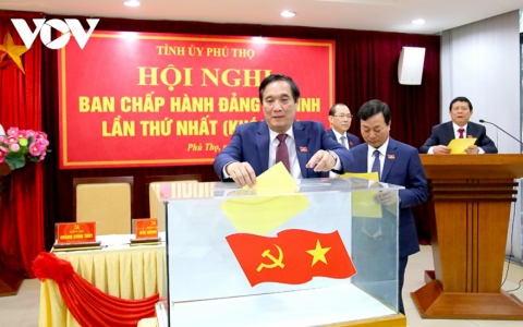 Ông Bùi Minh Châu tái đắc cử Bí thư Tỉnh ủy Phú Thọ nhiệm kỳ 2020-2025