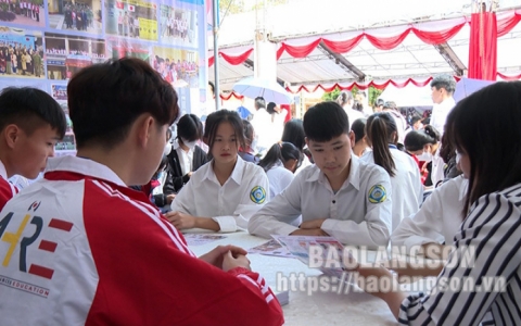 Bắc Sơn: Quan tâm hướng nghiệp, đào tạo nghề, tạo việc làm cho người lao động