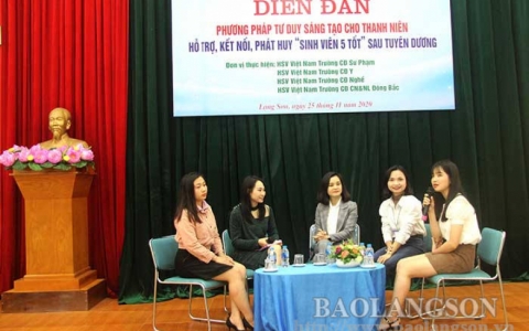 Gần 200 sinh viên tham gia diễn đàn kết nối, phát huy “Sinh viên 5 tốt” sau tuyên dương