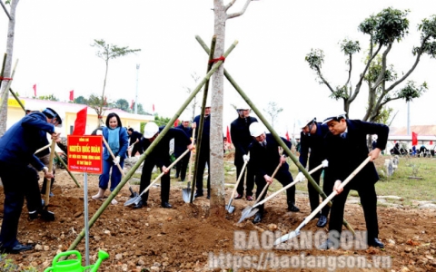 Lãnh đạo tỉnh dự lễ phát động “Tết trồng cây đời đời nhớ ơn Bác Hồ” Xuân Quý Mão năm 2023