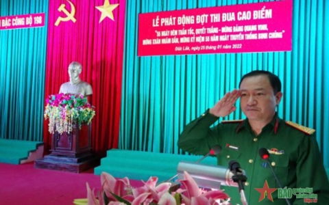 Lữ đoàn Đặc công 198 phát động thi đua cao điểm