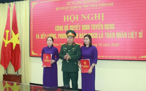Những ngày đầu trong quân ngũ của vợ liệt sĩ Rào Trăng