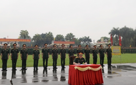 Trung đoàn bộ binh 209 (Sư đoàn 312) phát động thi đua chào mừng ngày bầu cử toàn quốc