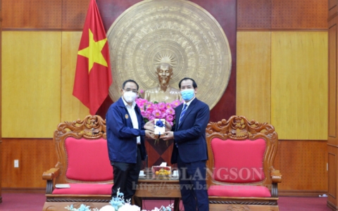 Lãnh đạo UBND tỉnh tiếp xã giao Đại sứ Thái Lan tại Việt Nam