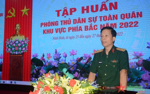 Khai mạc tập huấn phòng thủ dân sự toàn quân khu vực phía Bắc năm 2022