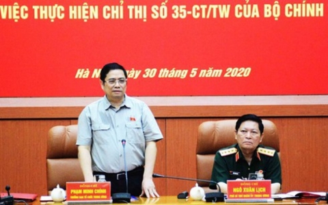 Đoàn công tác của Ban Bí thư làm việc với Ban Thường vụ Quân ủy TƯ