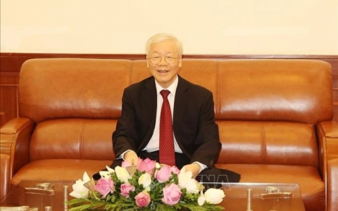 Tổng Bí thư Nguyễn Phú Trọng điện đàm với Thủ tướng Campuchia Hun Sen