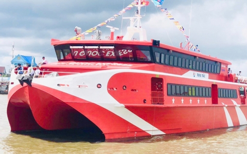 Tuyến du lịch biển bằng tàu cao tốc đầu tiên ở Cà Mau
