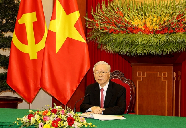 Tổng Bí thư Nguyễn Phú Trọng và Tổng Bí thư, Chủ tịch Trung Quốc Tập Cận Bình gửi thư chúc mừng năm mới Nhâm Dần 2022