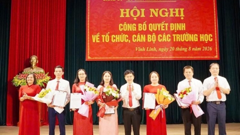 R&otilde; người, r&otilde; việc, r&otilde; tr&aacute;ch nhiệm trong sắp xếp mạng lưới trường học ở Vĩnh Linh