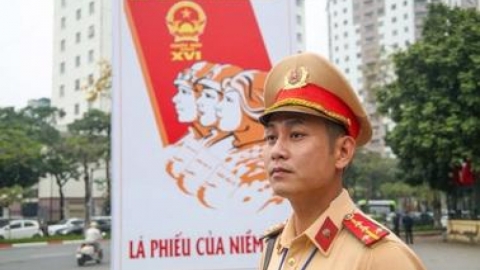 CSGT H&agrave; Nội bảo đảm phương &aacute;n phục vụ ng&agrave;y bầu cử