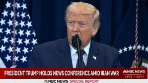 &Ocirc;ng Donald Trump: Chiến dịch tại Iran th&agrave;nh c&ocirc;ng, gi&aacute; dầu sẽ sớm hạ nhiệt