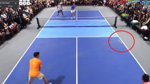 Quyết định gây tranh cãi trong trận đấu pickleball của Lý Hoàng Nam