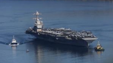 T&agrave;u s&acirc;n bay lớn nhất thế giới USS Gerald R. Ford gặp hỏa hoạn ở Trung Đ&ocirc;ng