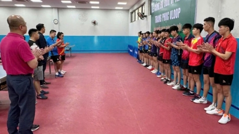 Các tay vợt trẻ lên đường dự Giải vô địch bóng bàn trẻ Đông Nam Á 2025