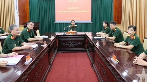 Học viện Hậu cần tổ chức thi tuyển sinh cao học quân sự năm 2025