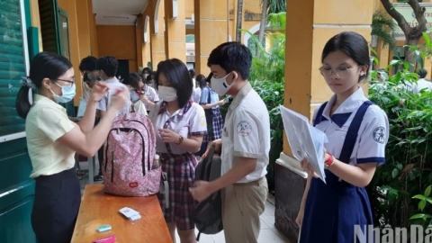 Thành phố Hồ Chí Minh tăng chỉ tiêu tuyển sinh lớp 10 hơn 5.500 học sinh