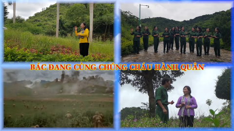 Ca nhạc: Bác đang cùng chúng cháu hành quân