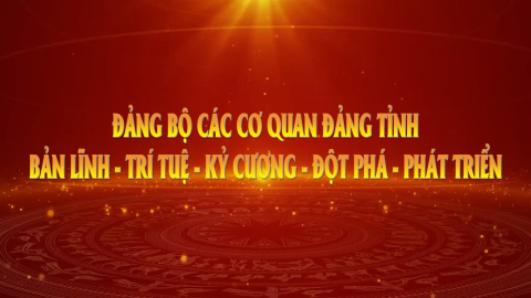 Đảng bộ C&aacute;c cơ quan Đảng tỉnh: Bản lĩnh - Tr&iacute; tuệ - Kỷ cương - Đột ph&aacute; - Ph&aacute;t triiển