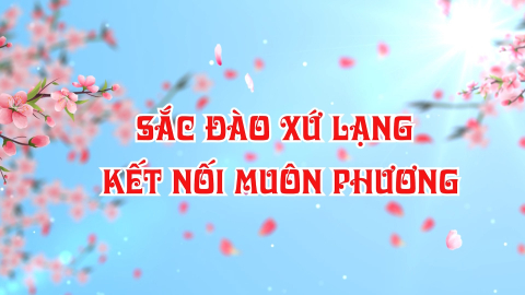Sắc đ&agrave;o Xứ Lạng -  Kết nối mu&ocirc;n phương
