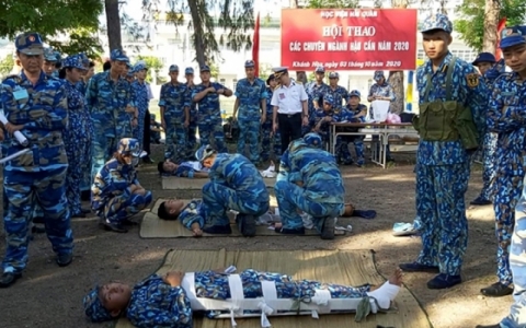 Học viện Hải quân bế mạc Hội thi các chuyên ngành hậu cần năm 2020