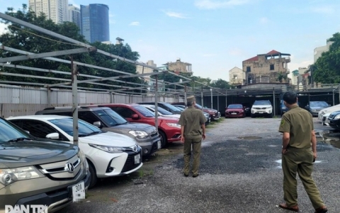 Quận Cầu Giấy chỉ đạo "n&oacute;ng" về những b&atilde;i xe kh&ocirc;ng ph&eacute;p