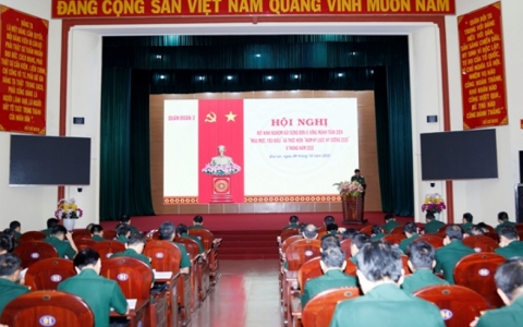 Quân đoàn 3 rút kinh nghiệm xây dựng đơn vị vững mạnh toàn diện