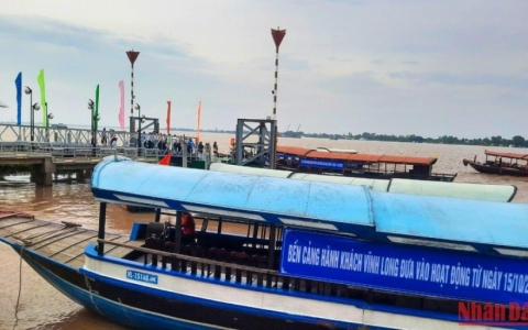 Vĩnh Long đưa v&agrave;o hoạt động bến t&agrave;u h&agrave;nh kh&aacute;ch du lịch