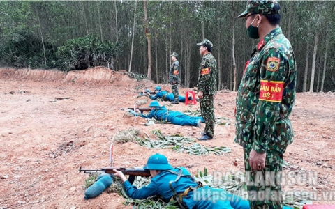 Ban Chỉ huy Quân sự huyện Hữu Lũng: Xây dựng đơn vị vững mạnh toàn diện
