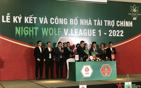 V.League 1 sẽ có tên gọi Night Wolf V.League 1