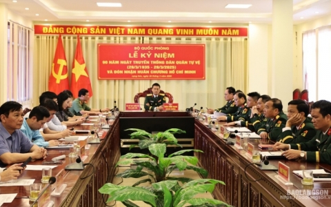 Kỷ niệm 90 năm Ngày truyền thống dân quân tự vệ và đón nhận Huân chương Hồ Chí Minh