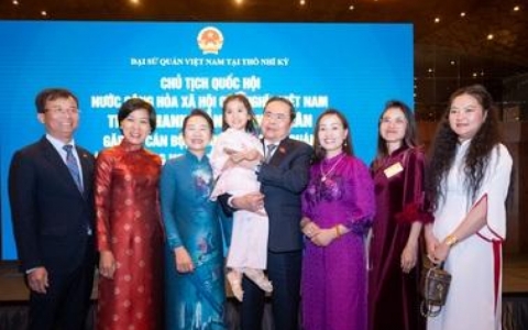 Chủ tịch Quốc hội Trần Thanh Mẫn gặp mặt cộng đồng người Việt ở Thổ Nhĩ Kỳ