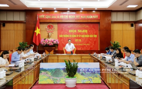 Hội nghị Ban Thường vụ Đảng ủy UBND tỉnh kỳ 10: Xem xét nhiều nội dung quan trọng