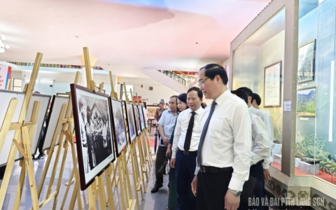 Khai mạc Triển lãm “Nhiếp ảnh, Mỹ thuật Lạng Sơn 50 năm sau ngày đất nước thống nhất”
