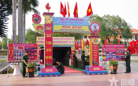Rộn ràng thi đua mừng Ngày Chiến thắng ở Trung đoàn 141, Sư đoàn 312