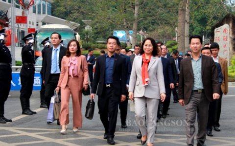 Đoàn đại biểu tỉnh Lạng Sơn kết thúc tốt đẹp chuyến công tác tại Trung Quốc