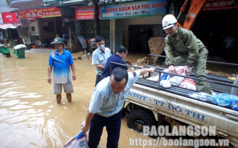 Chi Lăng nỗ lực khắc phục hậu quả mưa lũ