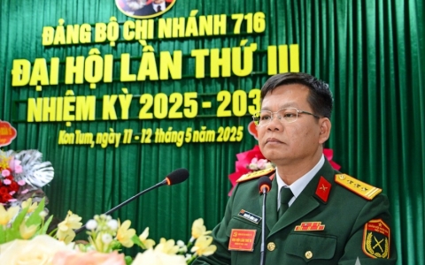Đảng bộ Chi nhánh 716 thực hiện 2 khâu đột phá trong nhiệm kỳ 2025 - 2030