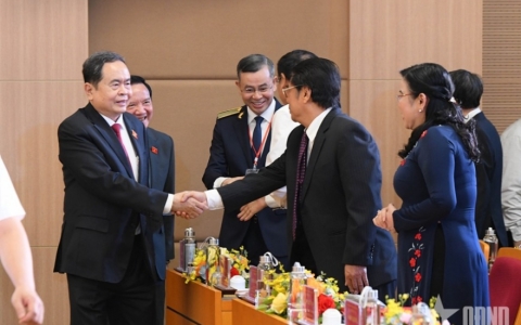 Chủ tịch Quốc hội Trần Thanh Mẫn dự Đại hội đại biểu Đảng bộ Kiểm toán Nhà nước nhiệm kỳ 2025-2030