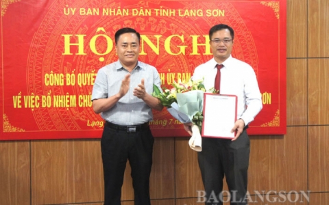 C&ocirc;ng bố quyết định bổ nhiệm Gi&aacute;m đốc Sở Giao th&ocirc;ng -Vận tải