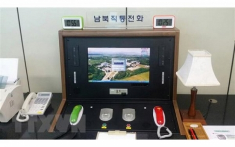 Đường dây nóng liên lạc quân sự liên Triều đã hoạt động bình thường