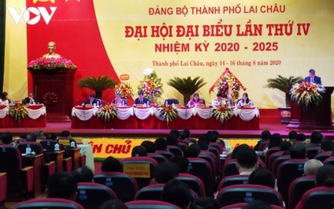 Đại hội Đảng bộ th&agrave;nh phố Lai Ch&acirc;u khuyết chức danh B&iacute; thư