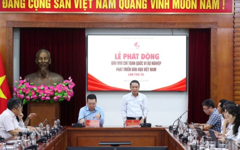 Ph&aacute;t động Giải B&aacute;o ch&iacute; to&agrave;n quốc "V&igrave; sự nghiệp ph&aacute;t triển Văn h&oacute;a Việt Nam" năm 2026