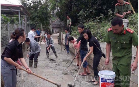 Xây dựng nông thôn mới ở Văn Lãng: Dồn lực xã điểm
