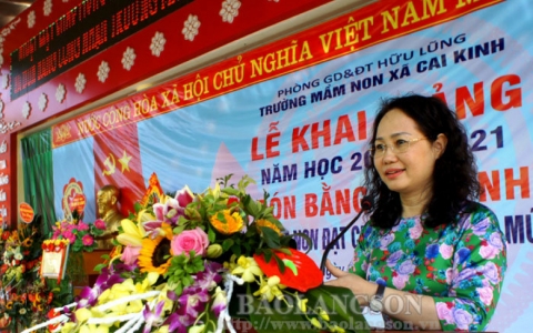 Các đồng chí lãnh đạo tỉnh dự khai giảng năm học mới 2020 – 2021