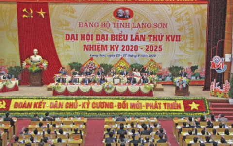 Đại hội Đại biểu Đảng bộ tỉnh Lạng Sơn, kho&aacute; XVII, nhiệm kỳ 2020-2025 tiến h&agrave;nh họp phi&ecirc;n tr&ugrave; bị
