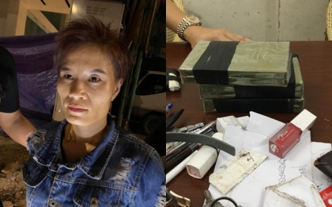 Khởi tố "nữ qu&aacute;i" đi xế hộp, giấu ma t&uacute;y v&agrave;o &aacute;o ngực
