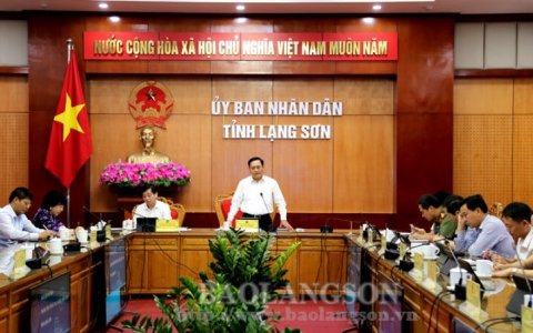 UBND tỉnh xem xét đề xuất giải pháp xây dựng đô thị thông minh tỉnh Lạng Sơn
