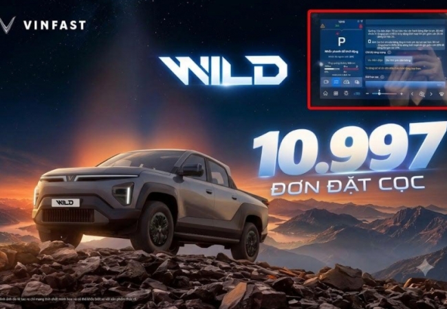B&aacute;n tải điện VinFast Wild nhận lượng đơn đặt h&agrave;ng lớn, đ&atilde; r&otilde; cơ chế m&aacute;y xăng vận h&agrave;nh